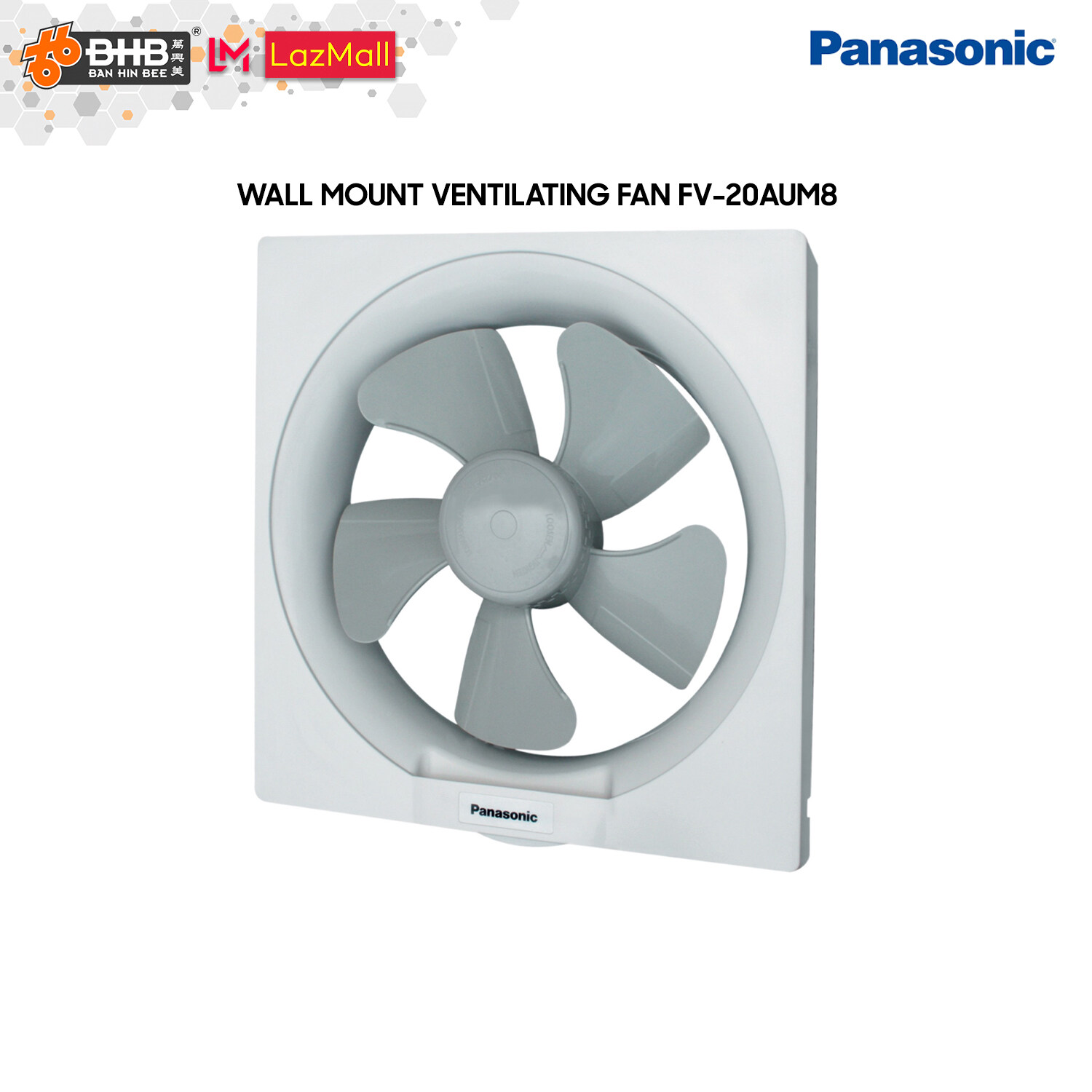 Panasonic FV20AUM8 Wall Mount Ventilating / Exhaust Fan FV20AUM8