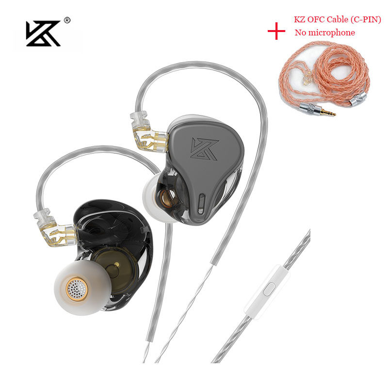 Tai Nghe Nhét Tai Có Dây KZ × HBB DQ6S Tai Nghe Kim Loại Bass Tai Nghe Màn Hình Âm Nhạc HiFi ZEX PRO EDX PRO ZSX ZAX Zaas MT1 ZS10PRO T3