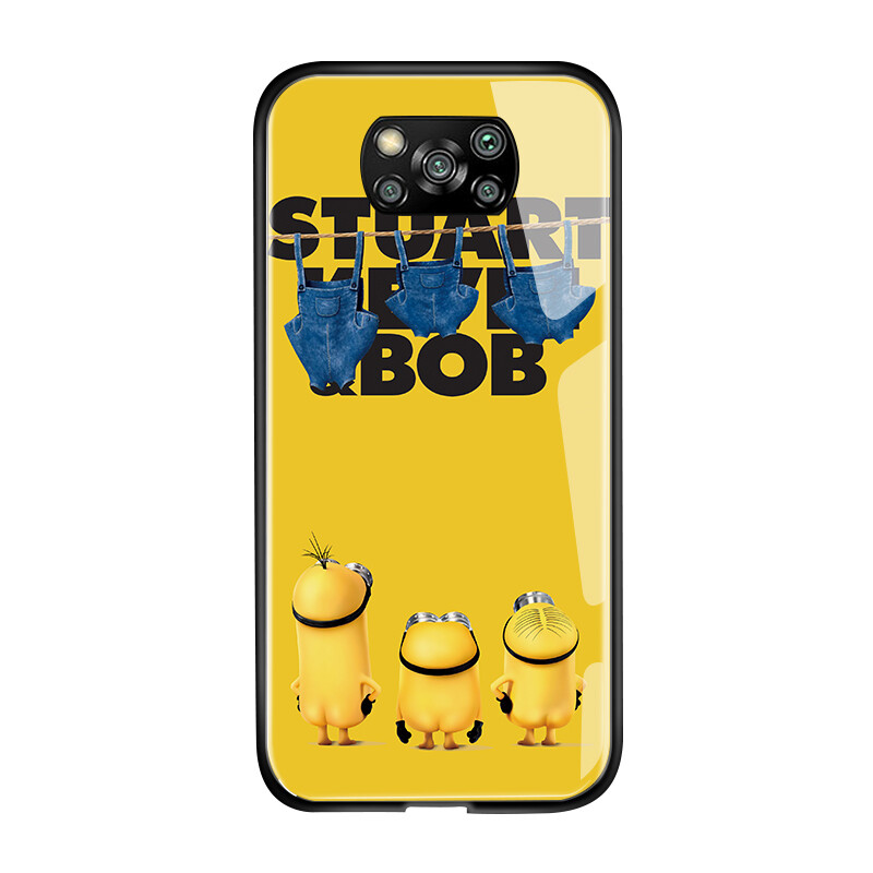 UCUC phone case For xiomi Xiaomi Poco X3 NFC case 3D Cute For women Cartoon For Girls Casing Glossy xiomi PocoX3nfc Phone Case Shockproof Tempered Glass Back Cover