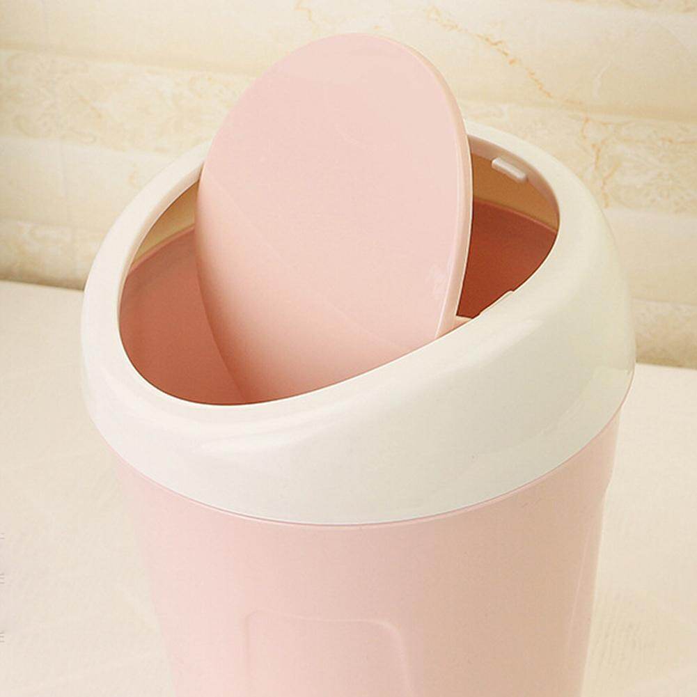 Thùng Rác Nhỏ Để Bàn Có Nắp, Thùng Rác Nhỏ Để Bàn Trong Nhà, Phòng Khách, Đầu Bàn Lật, Nắp Lật Nhỏ, Dùng Cho Gia Đình, Phòng Khách, Máy Tính Để Bàn, Cạnh Giường, Thùng Rác Bằng Nhựa