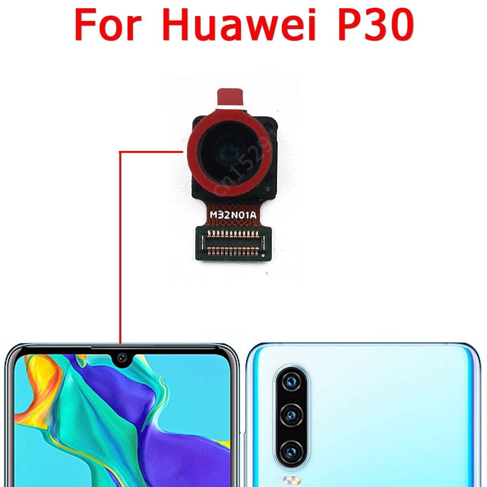 Cho Huawei P9 Plus P10 P20 Pro P30 P40 Lite E Mô-đun Máy Ảnh Gốc Mặt Trước Flex Phụ Tùng Camera Trước Selfie