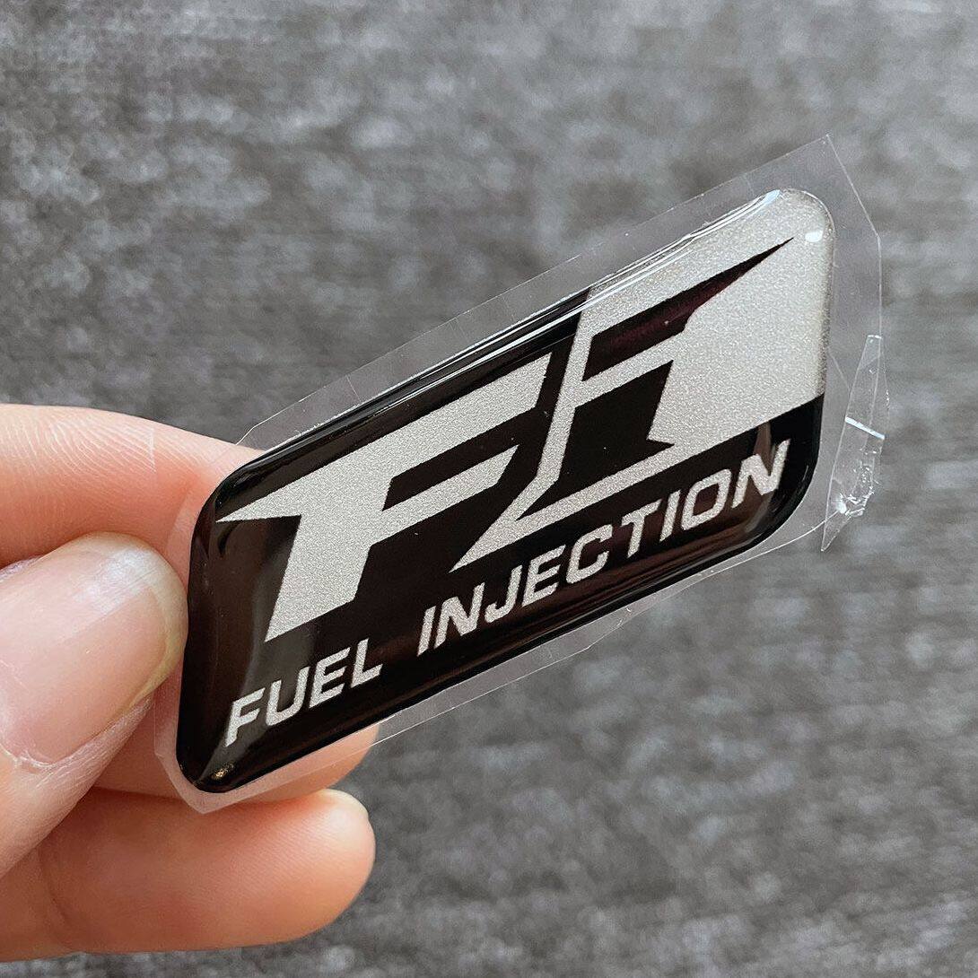 Fi biểu tượng EFI 3D Epoxy nhãn dán FI EFI hệ thống Logo thạch Gel decal cho Suzuki Raider R150 Fi gixxer FI Raider J115 FI Shooter 115 FI