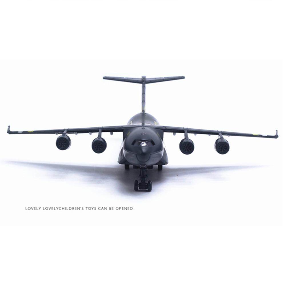 Mô hình máy bay vận chuyển kéo lùi Diecast C17 phát ra âm thanh dành cho trẻ em microgood - INTL