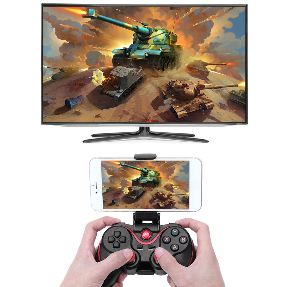 X3 Wireless Gamepad Bluetooth Controller for Tablet Phone Holder Joystick