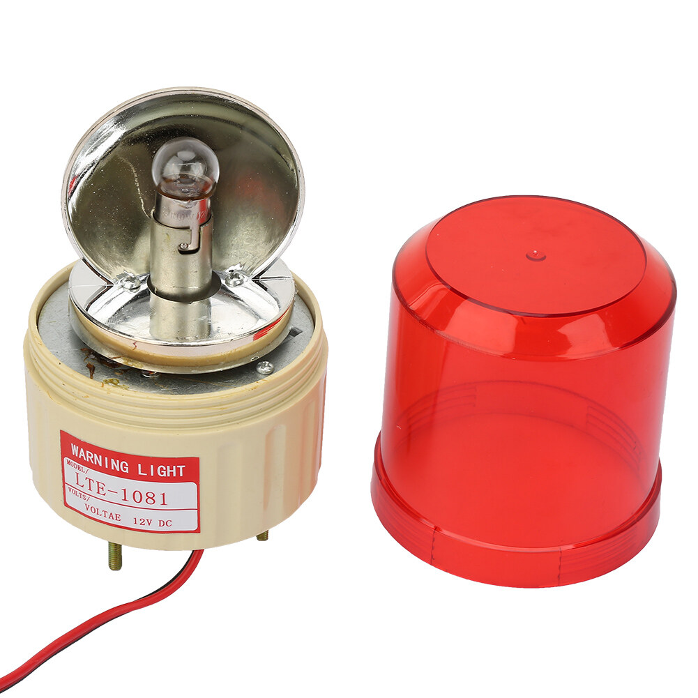 DC 12V Flash Rotary Warning Light Alarm Lamp Factory Construction
