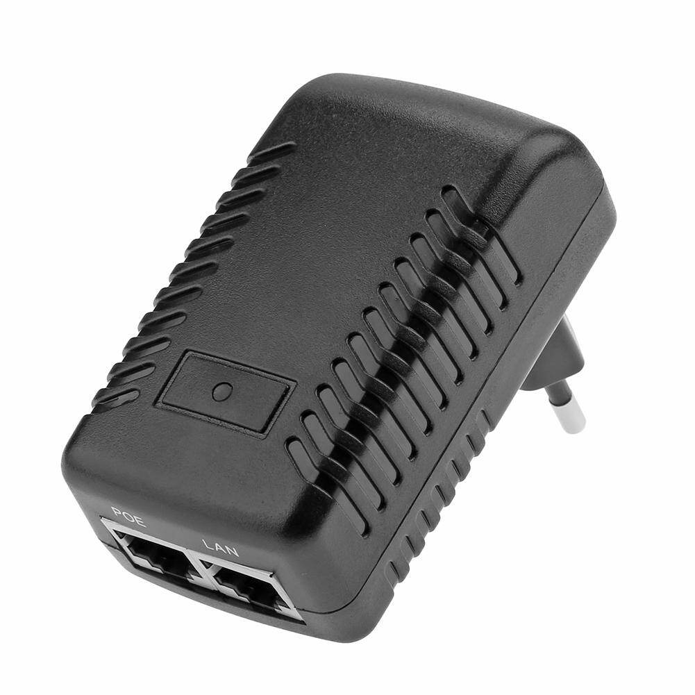 24V 0.5A 12W Wall Plug POE Injector Ethernet Adapter IP Phone Camera Switch