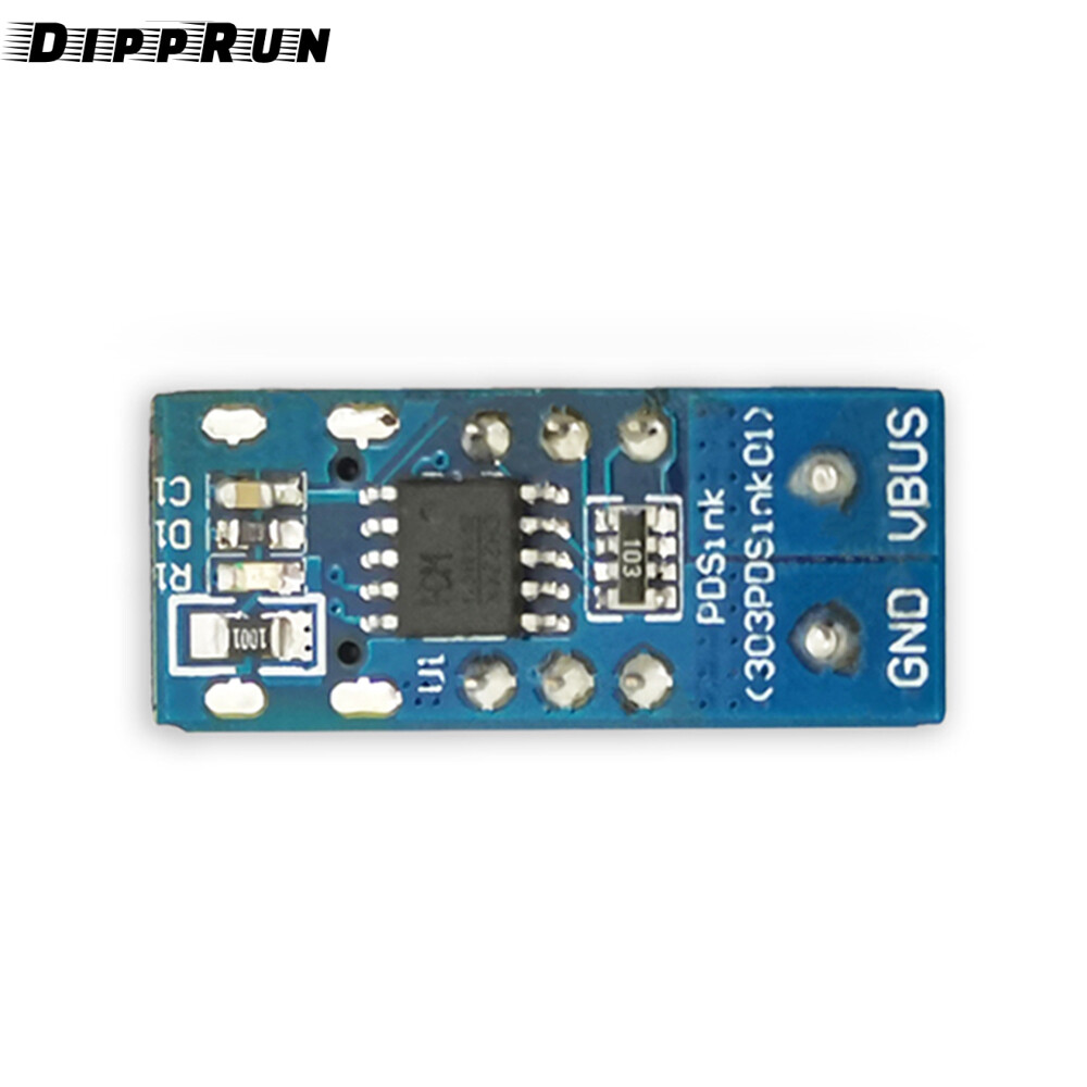 DIPPRUN Type-C PD Decoy Module QC Trigger 5V~20V DC Adjustable Voltage Power Module Dial Adjustment Voltage Fast Charging Decoy Module