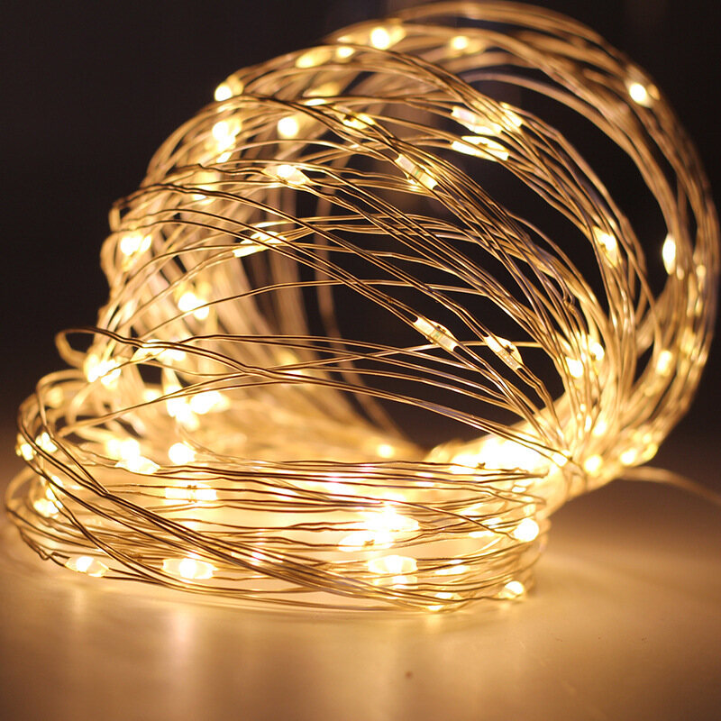 Gift Decorative String Lights Flowers Bouquets LED Lights Birthday Cake Lights Present Box Lights with Strip String Lights Small String Flower Lights