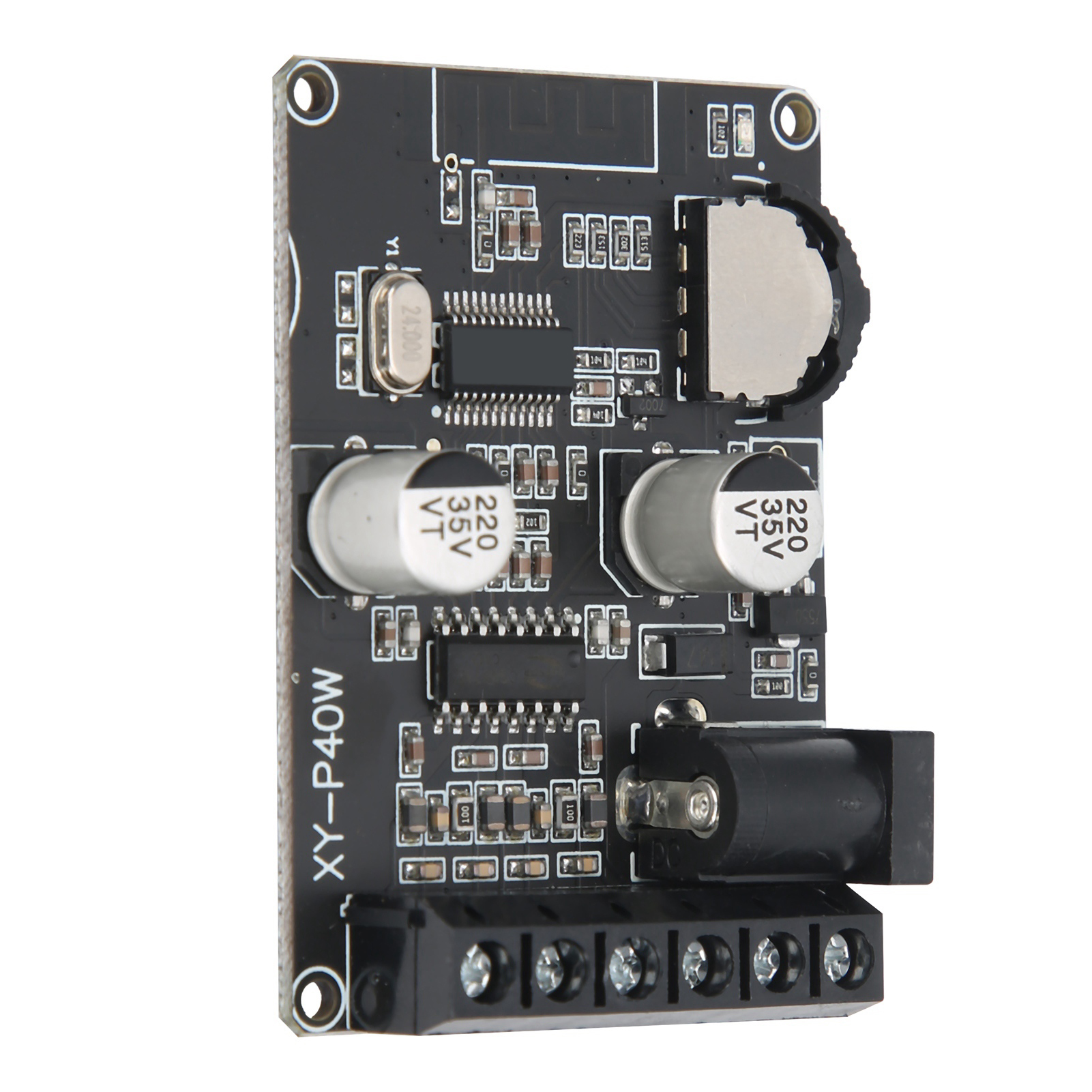 Bluetooth5.0 Power Amplifier Board Stereo High-Power Digital Megaphone Module 5-24V XY-P40W