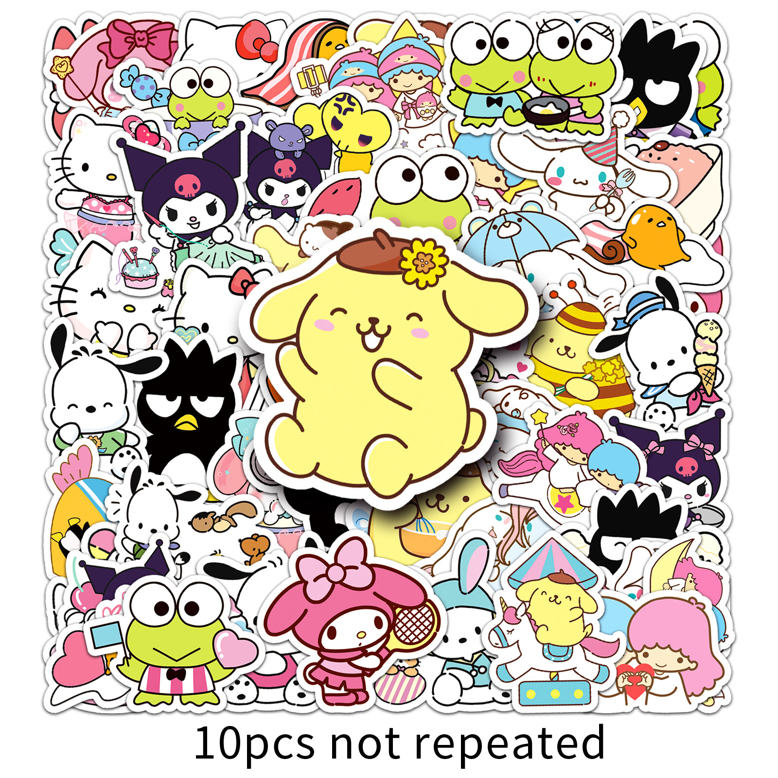 50pcs-kawaii-my-melody-kuromi-hello-kitty-stickers-for-kids-girls-diy