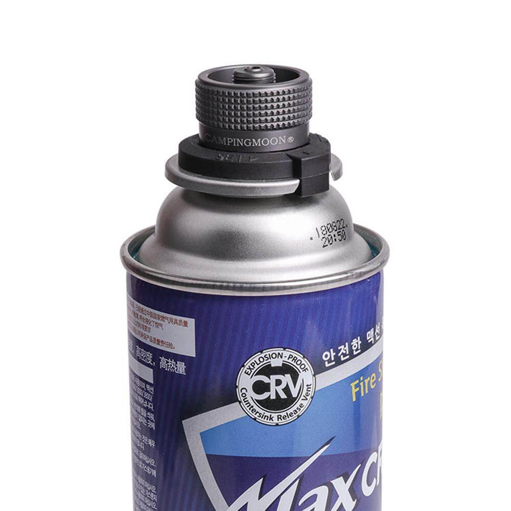 TOMSHOO butane adapter gas cartridge head conversion adapter nozzle bottle type input screw type Lindal valve output