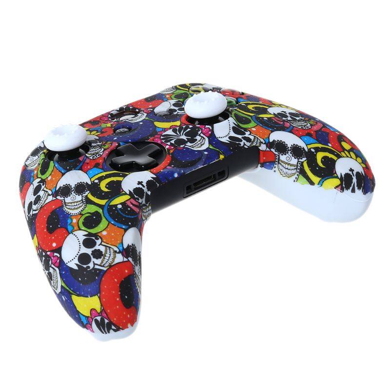 1Set Silicone Protective Skin Case Cover Grips Cap for XBox One X S Controller Protector Gaming Accessories