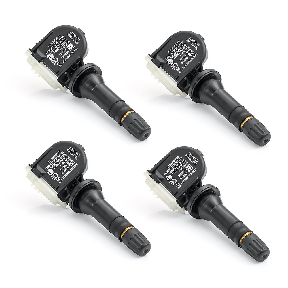 4pcs 13598773 TPMS Tire Pressure Monitoring Sensor 433 MHz For Cadillac CT6 XT5 SRX Chevrolet Malibu Opel Antara Bolt Mokka
