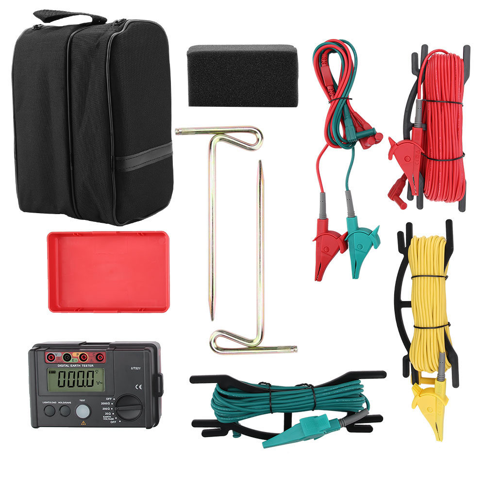 UNIT UT521 Digital Earth Tester Ground Insulation Resistance Meter Ohmmet Lazada.co.th