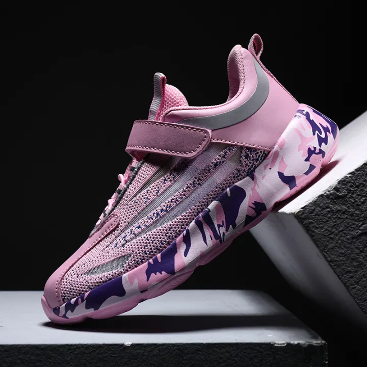 girls slip on running shoes