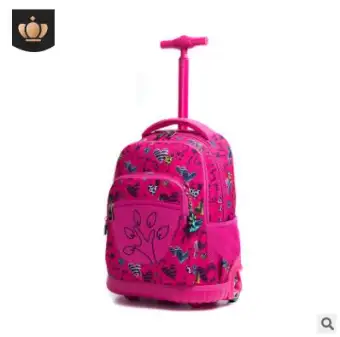 rolling backpack travel luggage