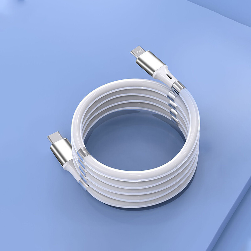 USB hấp thụ từ tính ma thuật Cáp dữ liệu sạc nhanh bền sạc cáp cho iPhone Android type-c