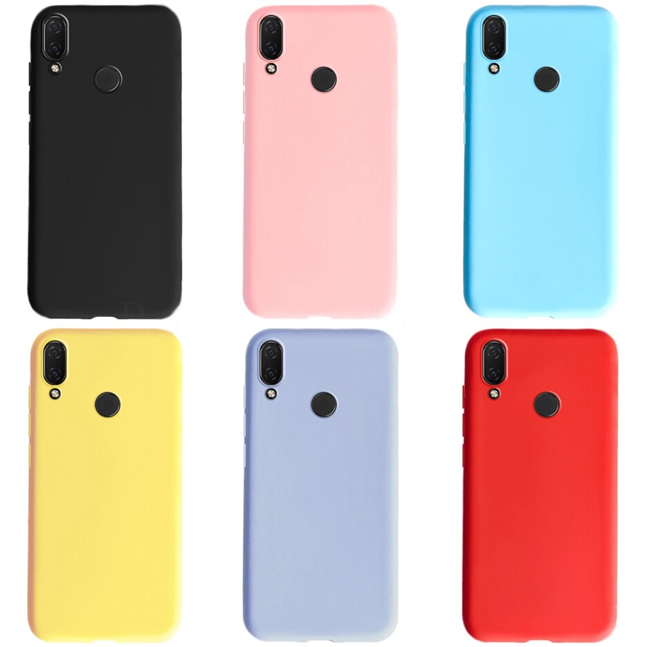 Cute candy phone case for huawei nova 3i nova3i casing ine-lx1r ine-lx2 ine-lx1 soft silicone cover