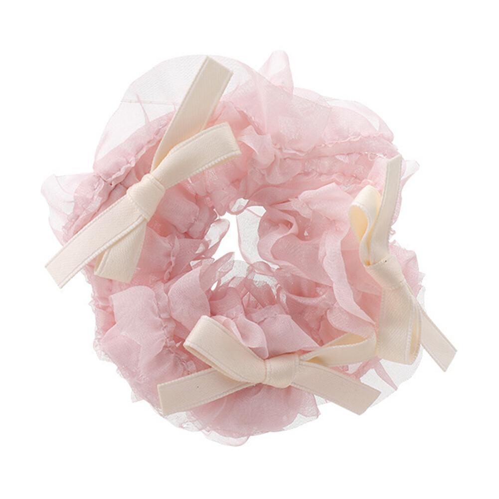 Korean Girls Lace Hairband Female Hairband Mini Bow Ponytail Fashion Hairband Accessories