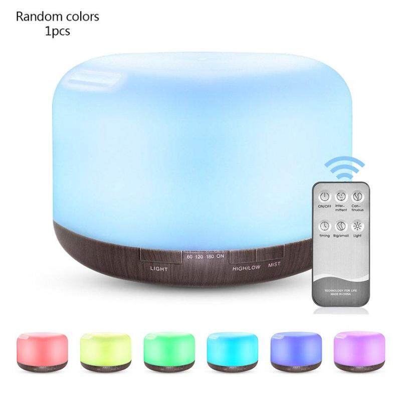 PKPNS 500ML Quiet Colorful Night Light Home Office Aroma Essential Oil Diffuser Singapore