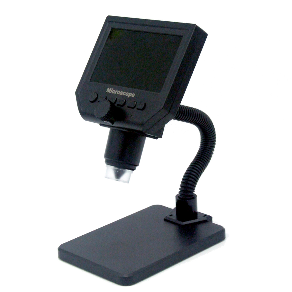 KKmoon G600 Portable LCD Digital Microscope with High Brightness 8 LEDs and Built-in Lithium B-attery