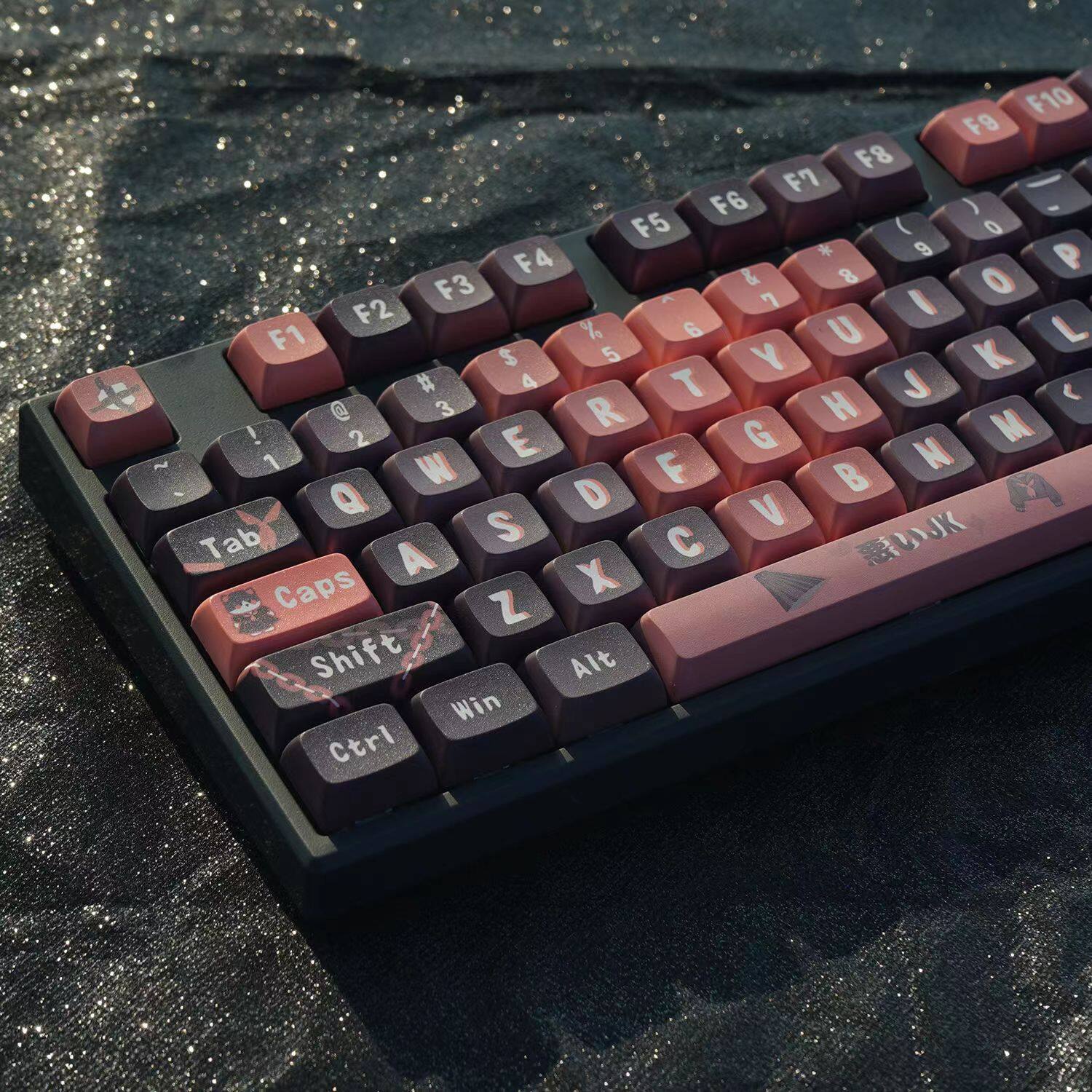 【Keycap Only】XDA Profile Keycap JK 127 Keys PBT Sublimation For Cherry MX Switch Mechanical Keyboard