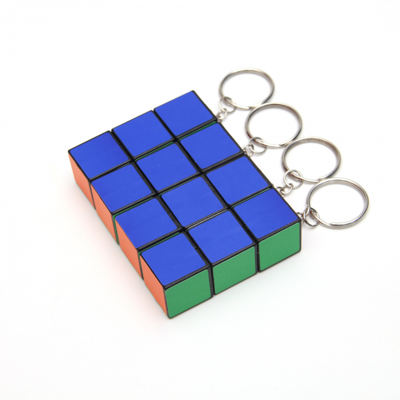 Vòng Chìa Khóa Khối Rubik Thông Minh Bán Chạy Nhất Đồ Chơi Nhỏ Vui Nhộn Vòng Chìa Khóa Mặt Dây Chuyền Mini Vòng Chìa Khóa KHỐI Rubik A47