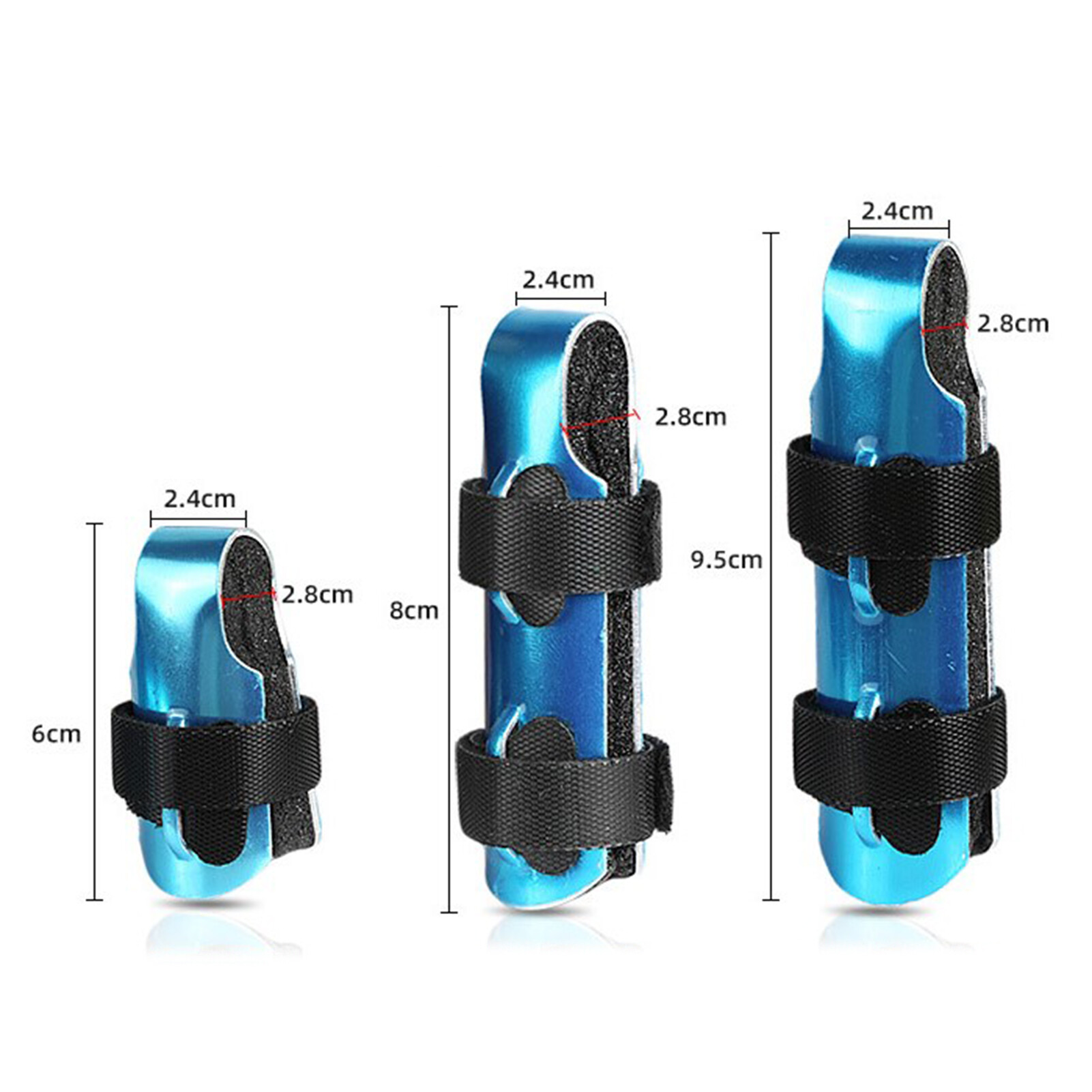 SI Anti-scratch Finger Splint Strong Breathable Ergonomic Protect Hand Immobilization Support Brace Finger Splint for Home Useful Hand Splint
