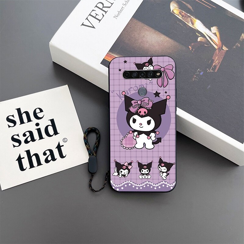 Lg k61 q61 casing cute kuromi protective phone case