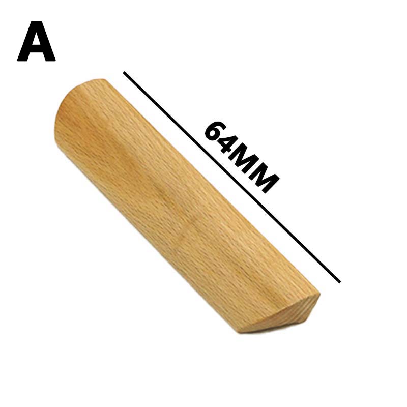 sjsv 1PC Furniture Handles Pulls Handles Beech Wooden Knobs Baside Cabinets Dresser Drawer Knobs