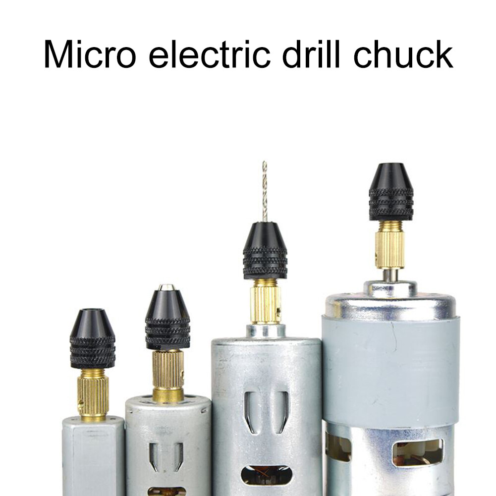 Bộ 7 Cái Đầu Kẹp Mũi Khoan Mini 0.5-3.0Mm Đầu Chuyển Đổi Đầu Kẹp Xoắn Siêu Nhỏ Với Cờ Lê Lục Giác