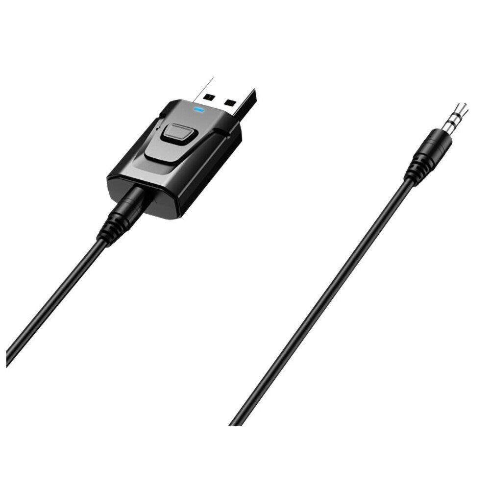5.0 Bluetooth Adapter, Bộ Thu Phát Bluetooth Không Dây USB Âm Nhạc Âm Thanh Bộ Chuyển Đổi AUX 3.5Mm Cho Xe Hơi TV PC Rảnh Tay