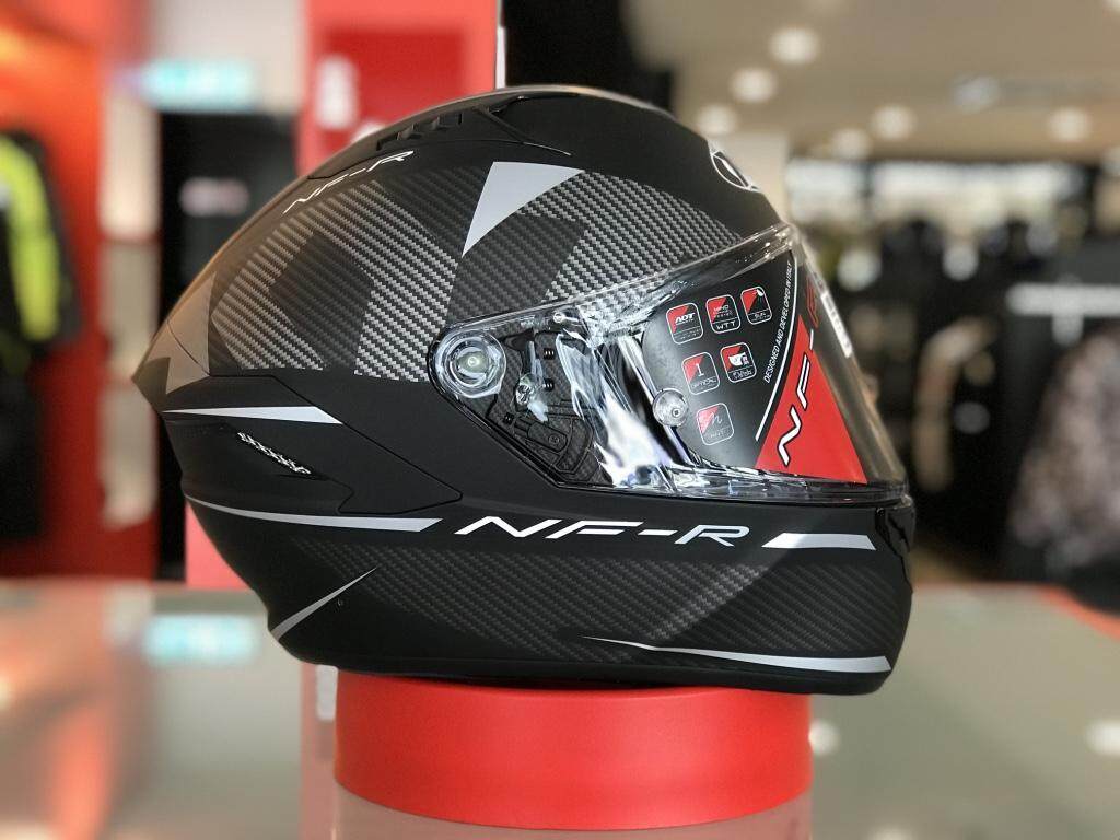 Casco Helm Casque Helmet KYT NF-R NFR Logos Matt Red 2018 YSNF0004
