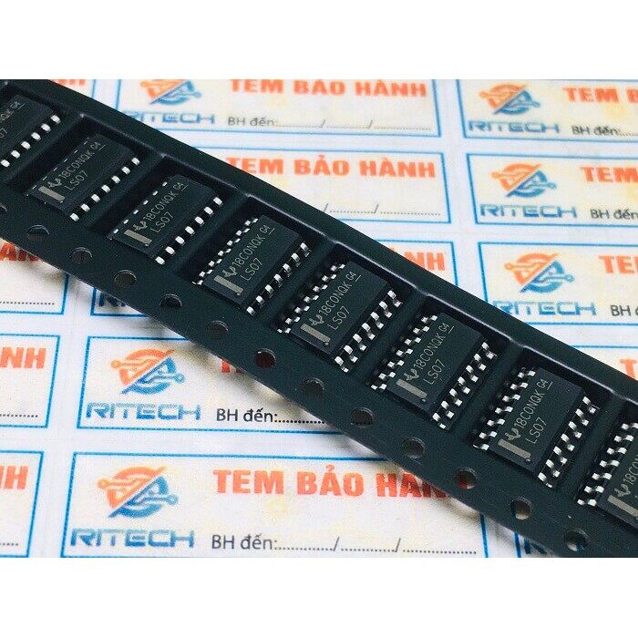 Combo 5 con ls07, sn74ls07d, 74ls07 ic số sop-14