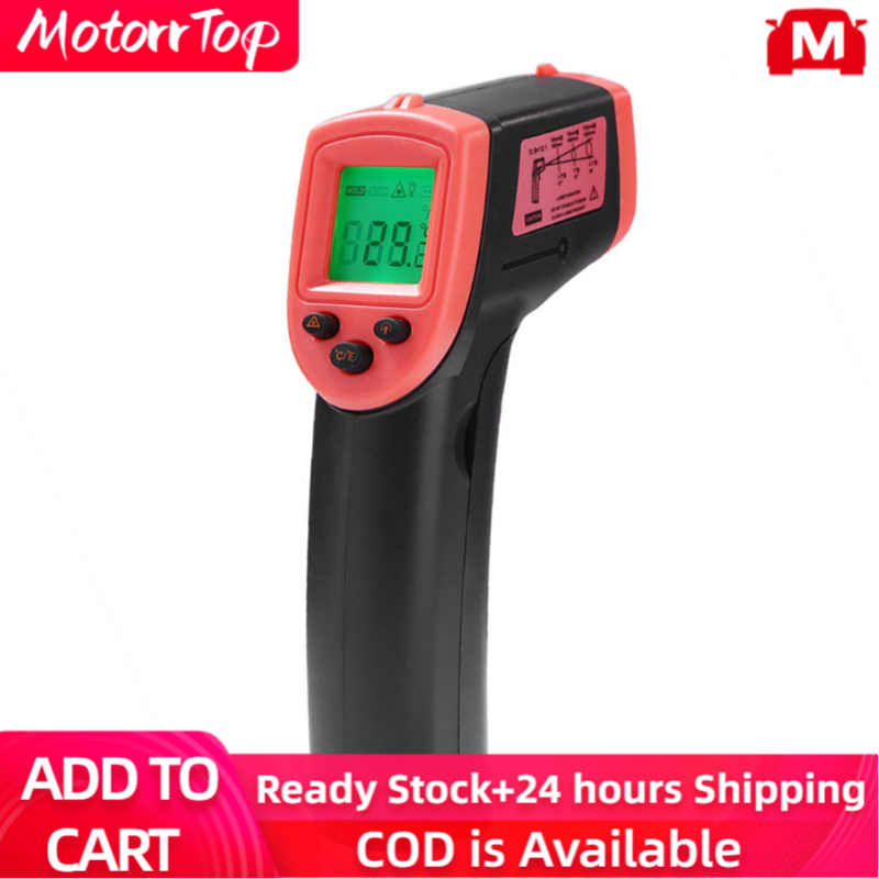 HW600 Handheld Non-Contact Infrared Ther-mometer LCD Display Temperature Meter, Digital IR Industrial Ther-mometer Laser Pyrometer Ther-mometer, -50~600°C/-58~1122°F (NOT for Humans)