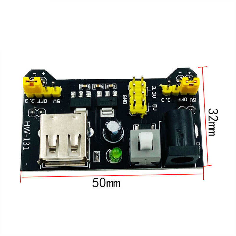 MB102 Breadboard Power Supply Module /MB102 Breadboard Trắng Chuyên Dụng Power Module 2-Way 3.3V 5V MB-102 Solderless Bánh Mì Board
