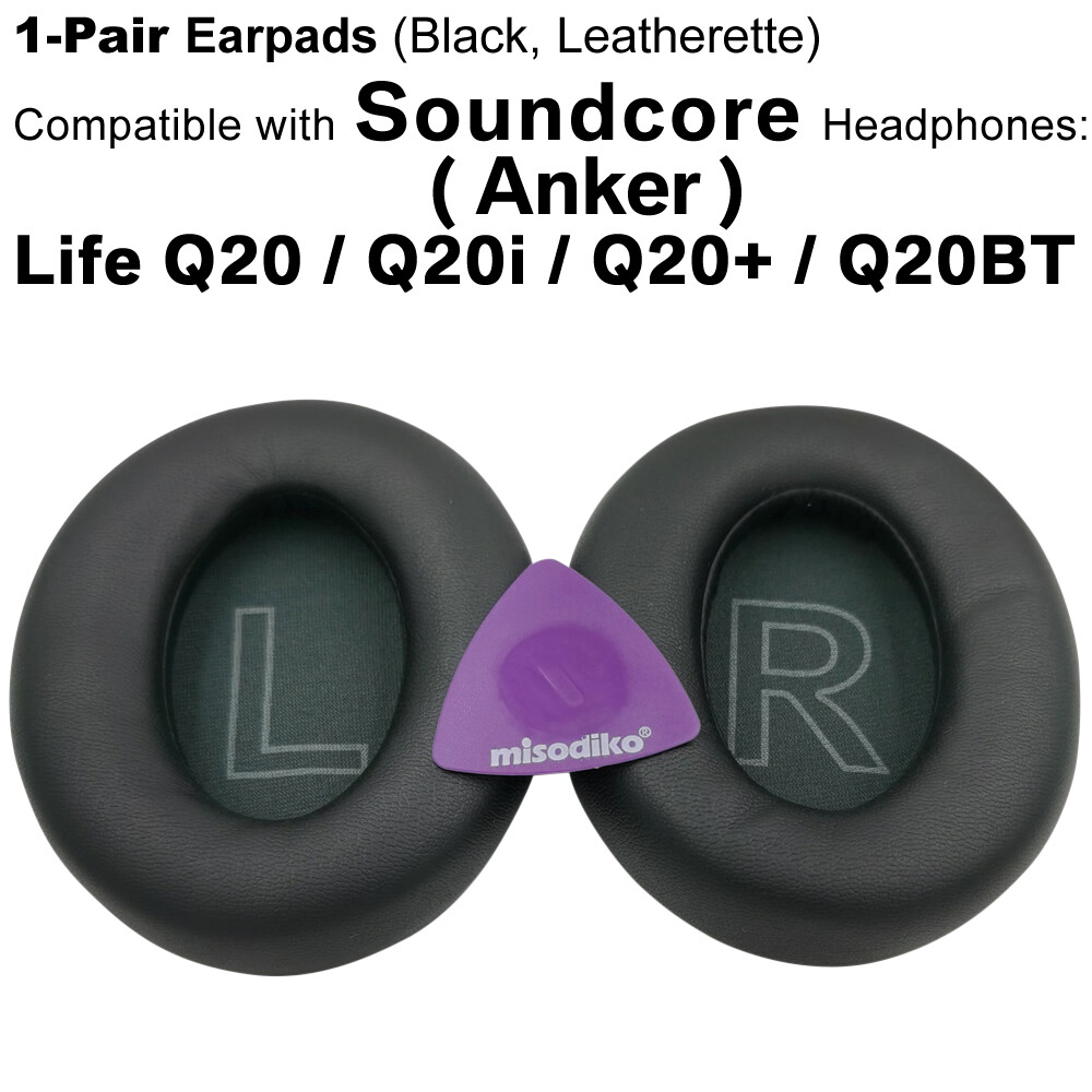 misodiko Earpads Replacement for Soundcore by Anker Life Q20 Q20+