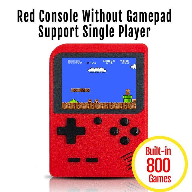 New Bảng Điều Khiển Trò Chơi Video Cầm Tay 3.0 Inch 8 Bit Được Xây Dựng-Trong 800 FC Trò Chơi Cổ Điển Quà Tặng Trẻ Em Retro Túi Mini Chuyên Chơi Game