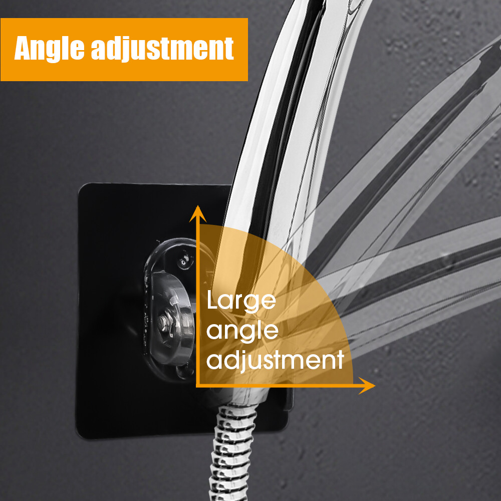 Adjustable Shower Head Bracket Shower Bracket Wall-mounted Self-adhesive Bathroom Bracket Bathroom Shower Head Accessories