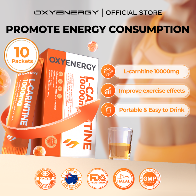 Oxyenergy L-Carnitine Drinks 10000mg for Men Women Weight loss Supplement Boost Fat Burning Support Energy & Metabolism Helps Slimming Build Muscle | Lazada Oxyenergy L-Carnitine Drinks 10000mg for Men Women Weight loss Supplement Boost Fat Burning Support Energy & Metabolism Helps Slimming Build Muscle | Lazada
