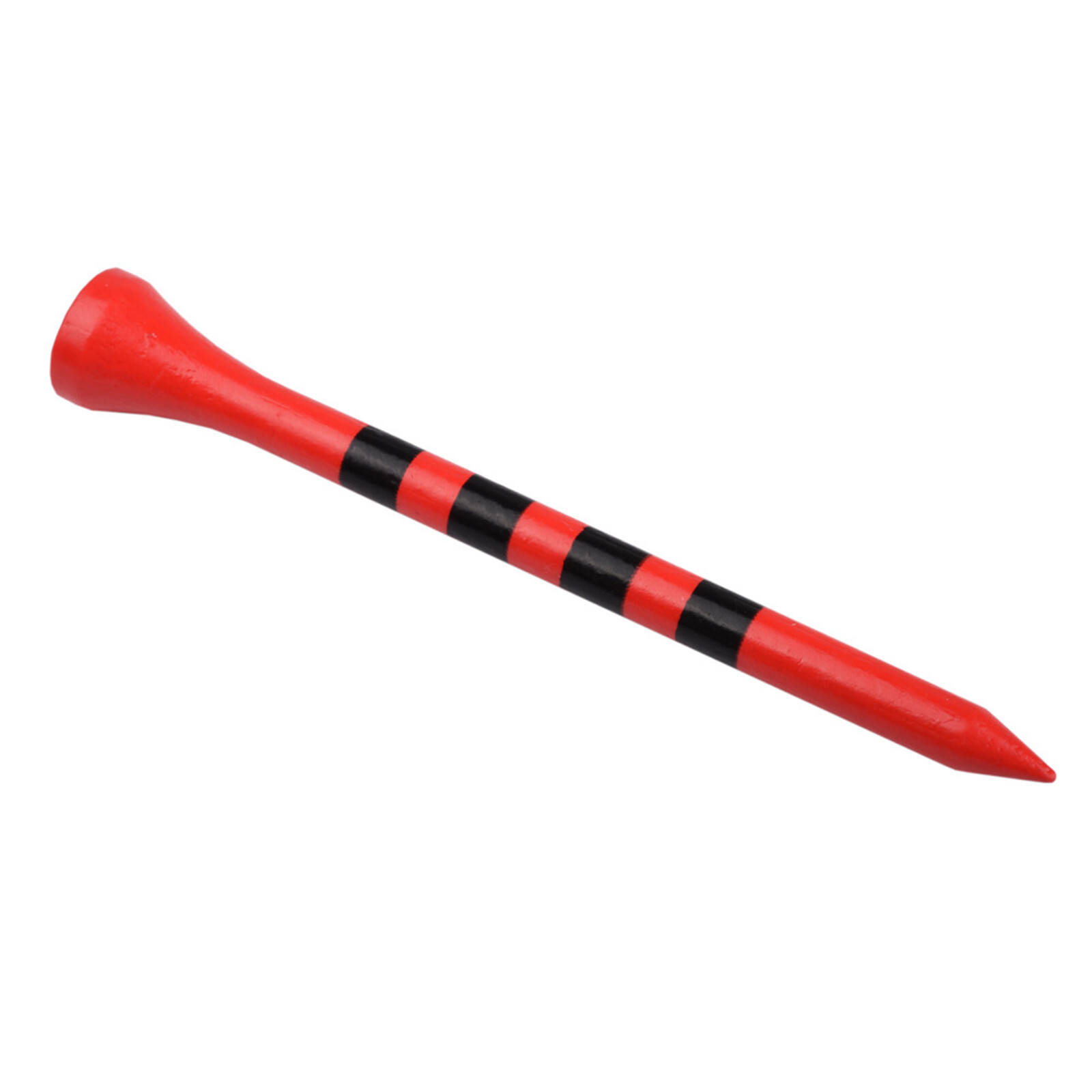 Moon ROCKET 100pcs Bamboo Golf Tees Stripe Mark Scale High Performance