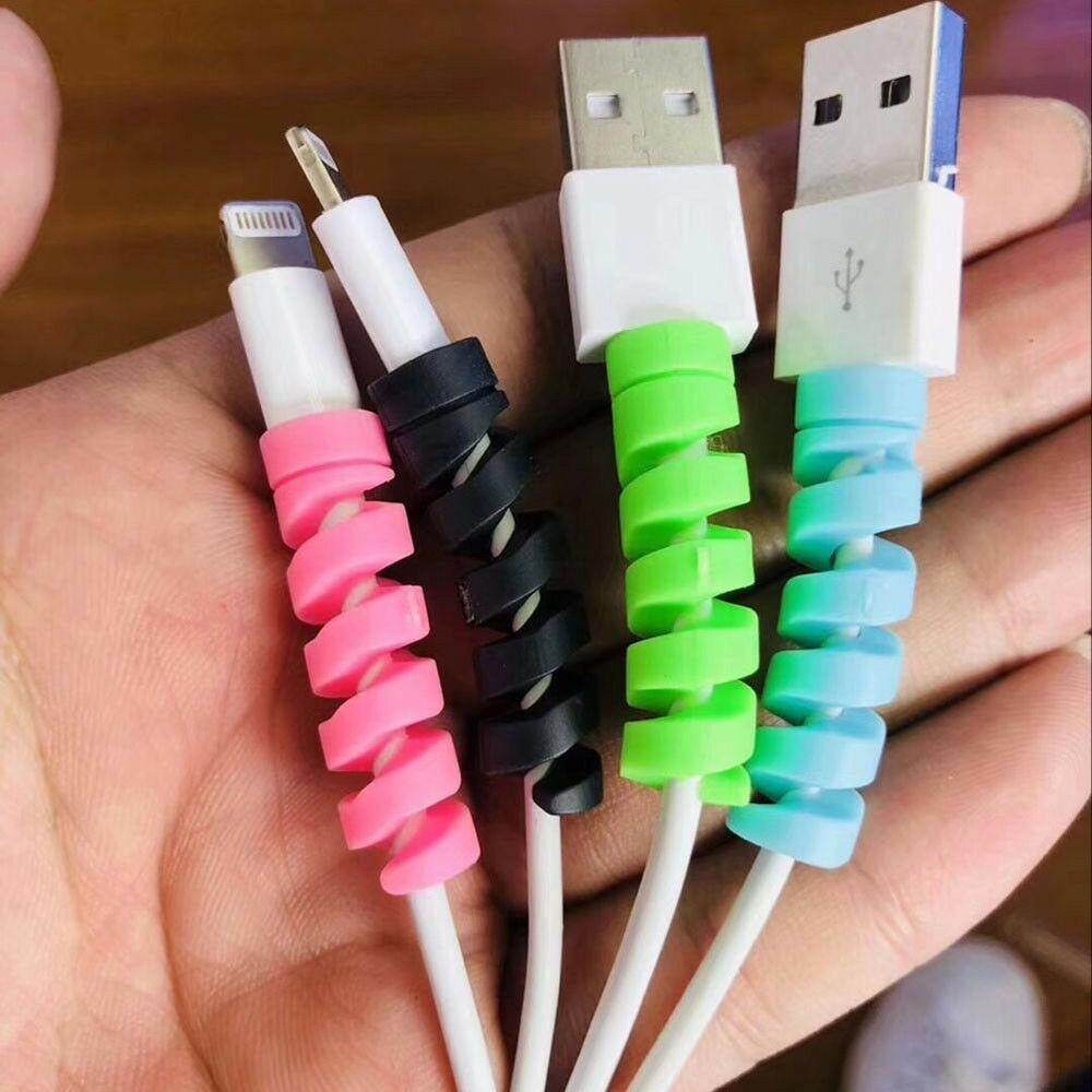 [Allmobiles] 6 Miếng Bảo Vệ Dây Cáp Sạc USB Tương Thích Với iPhone Lightning