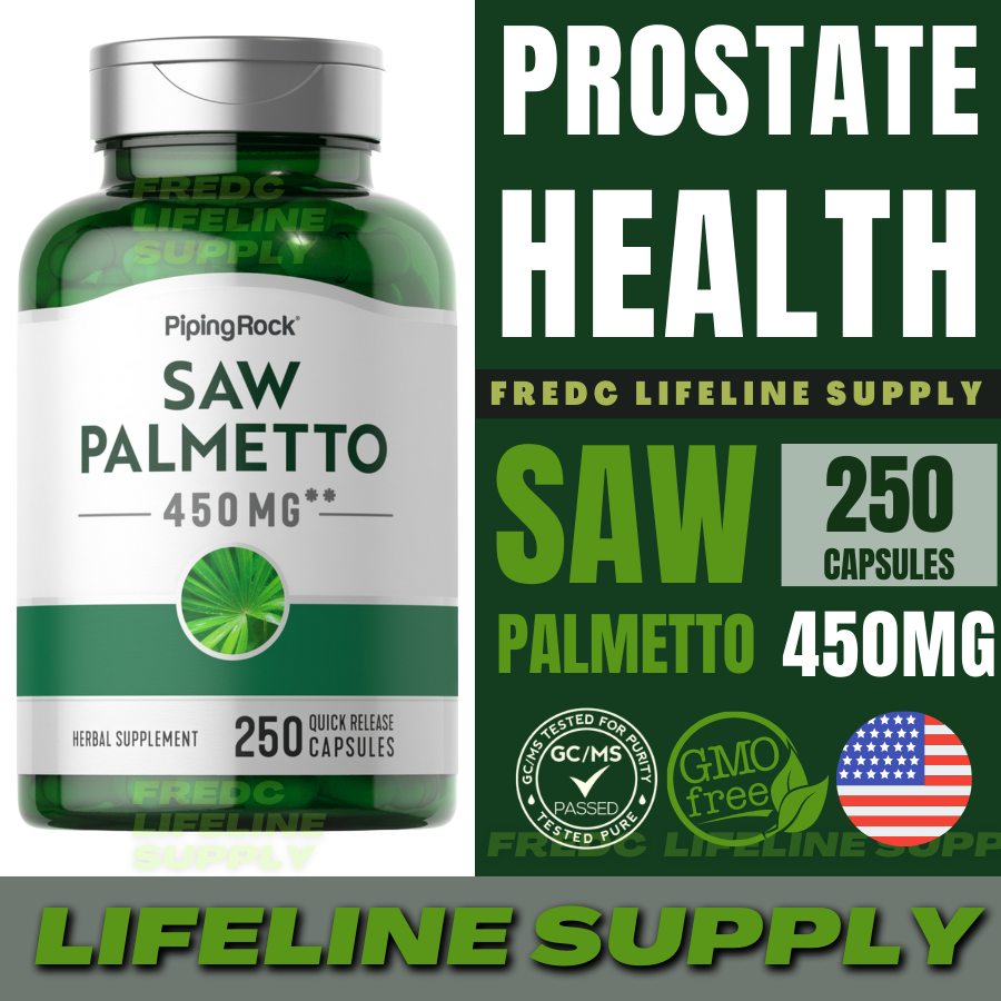 ProstAid Saw Palmetto Prostate Health 250caps with Piping Rock Lazada