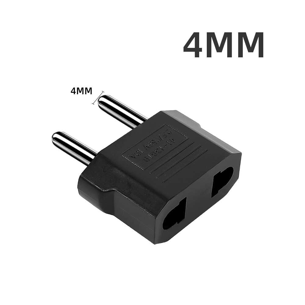 Portable US To EU Plug Adapter 6A America To European Plug Converter Travel Plug Connector