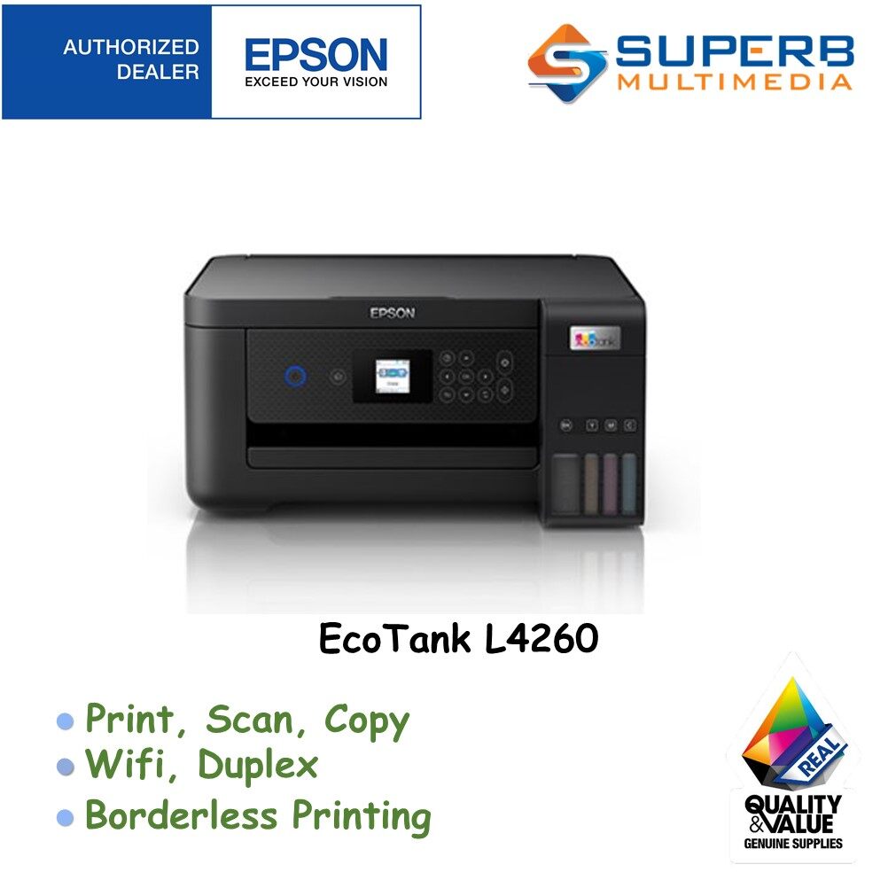 Epson EcoTank L4260 A4 Wi-Fi Duplex All-in-One Ink Tank Printer (Replace  L4160) | Lazada