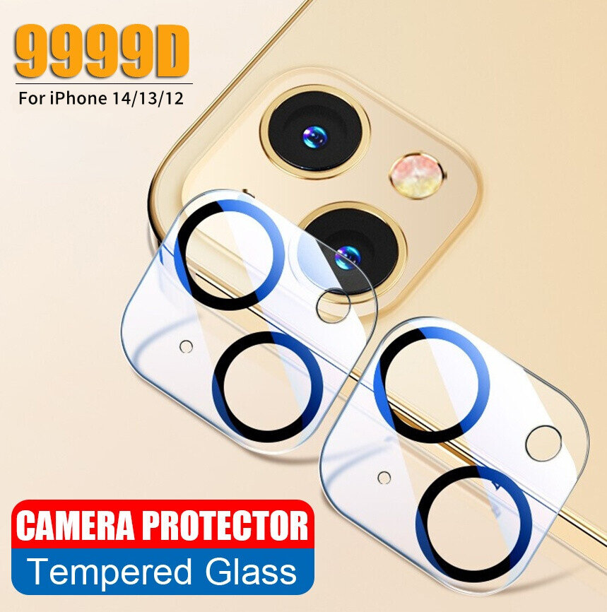 Kính Cường Lực Che Phủ Toàn Bộ Ống Kính Máy Ảnh Cho iPhone 14 Plus 14 13 12 Pro Max Bảo Vệ Màn Hình Mini Cho iPhone 11 Pro Max Bảo Vệ Máy Ảnh