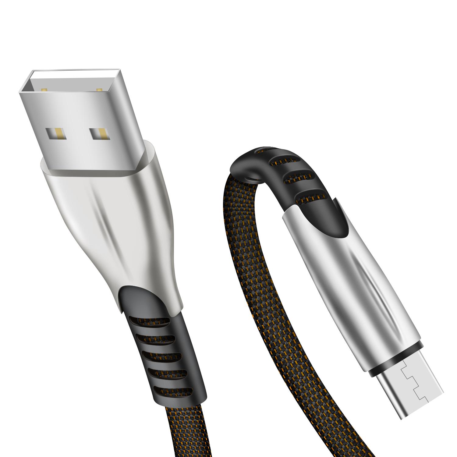 [Allmobiles] Bộ Chuyển Đổi Cáp Sạc Nhanh 1M 5A MicroUSB Type-C Cho Android Samsung Huawei