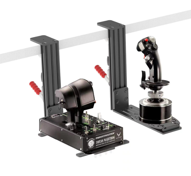 YAARHEJ 2 Set Desk Mount for Flight Sim Game Joystick, Throttle, Hotas