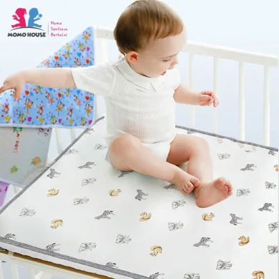 【Plus Baby】 Washable Changing Mat Waterproof Mattress Bedsheet Pelapik Kalis Air Pad Telap