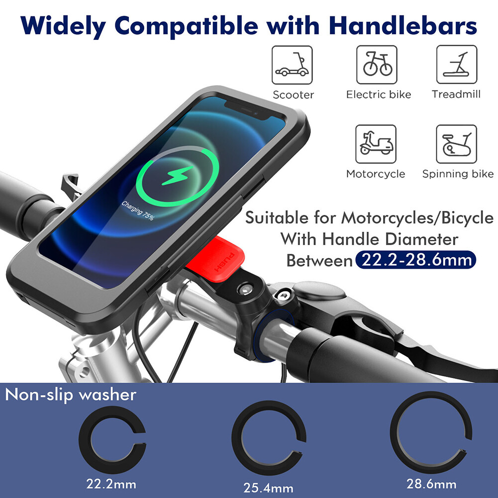 MTB Bike Motorcycle Phone Holder Bracket Bicycle Navigation Support Rack